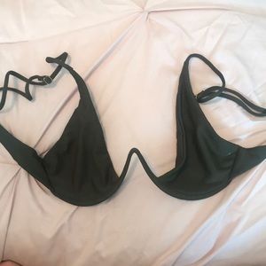 Olive green bikini top